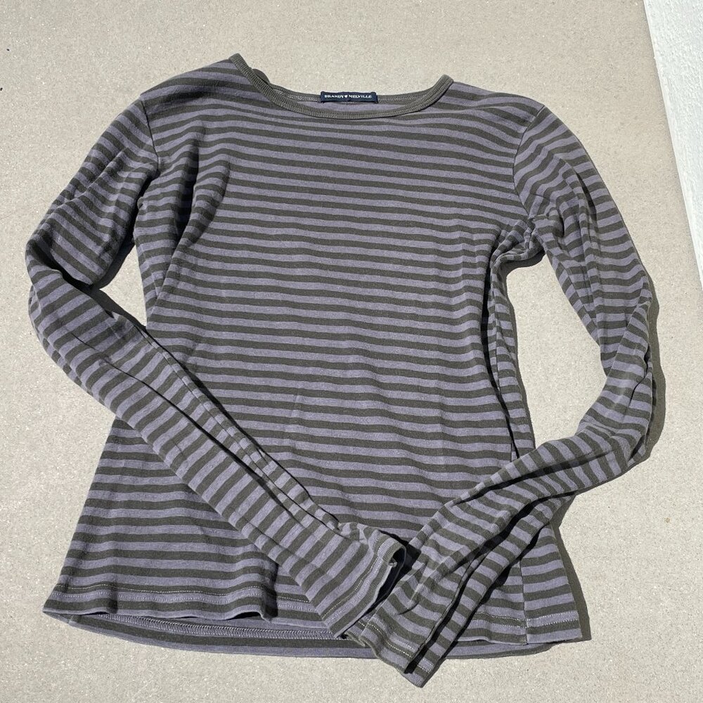 Brandy Melville Striped Long Sleeve Shirt